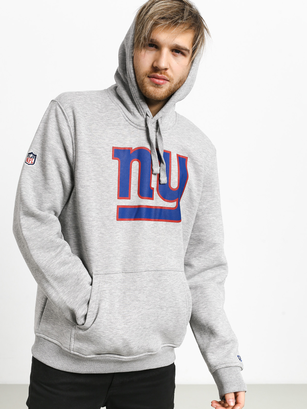 Mikina s kapucí New Era New York Giants HD (heather gray)