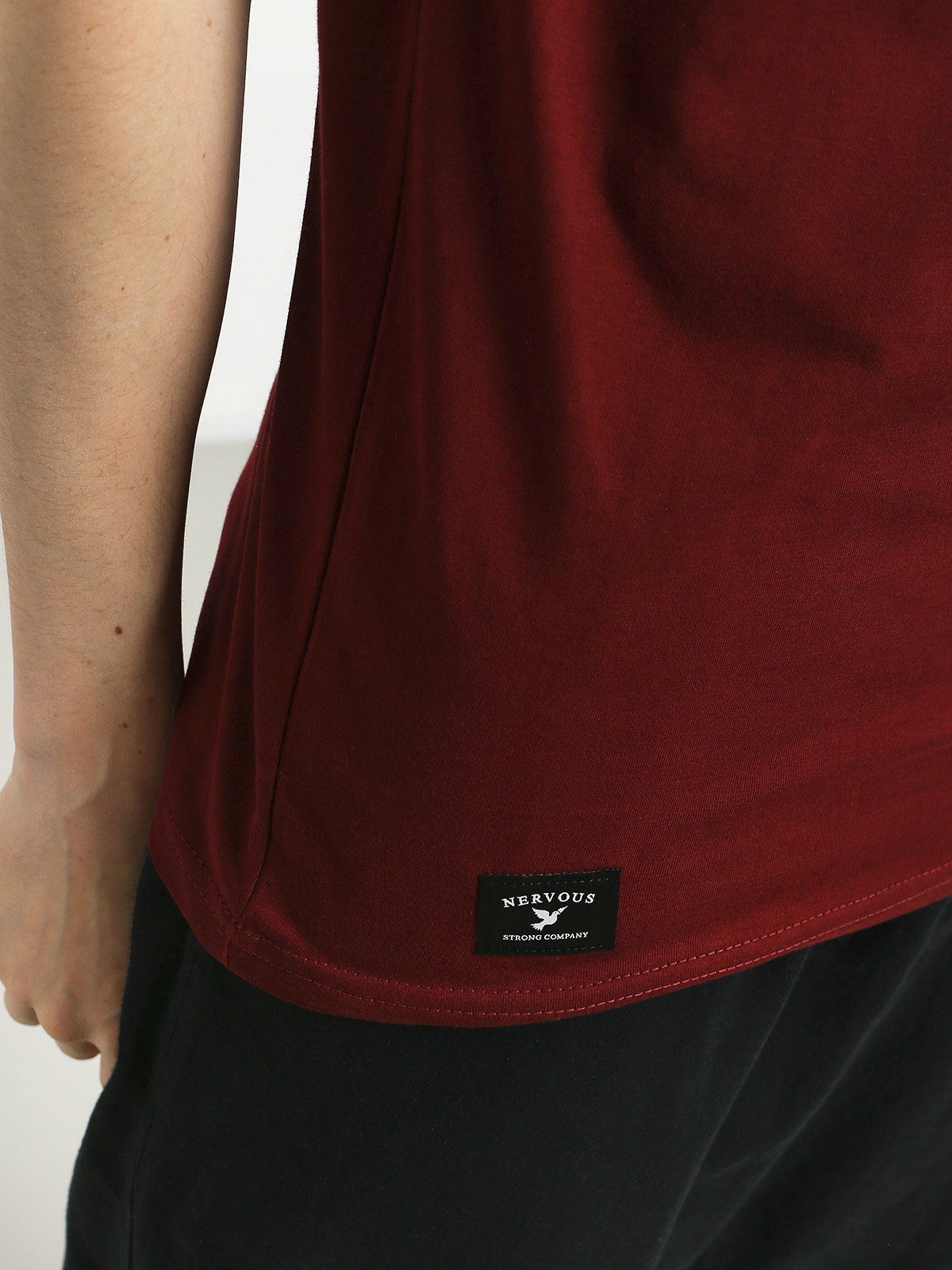 Tričko Nervous Lcd (maroon)