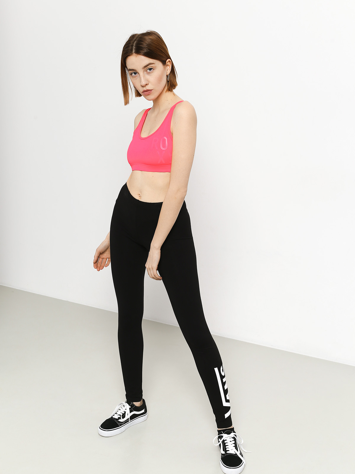 Sportovní podprsenka Roxy Tropical Twist Top Wmn (smocking red)