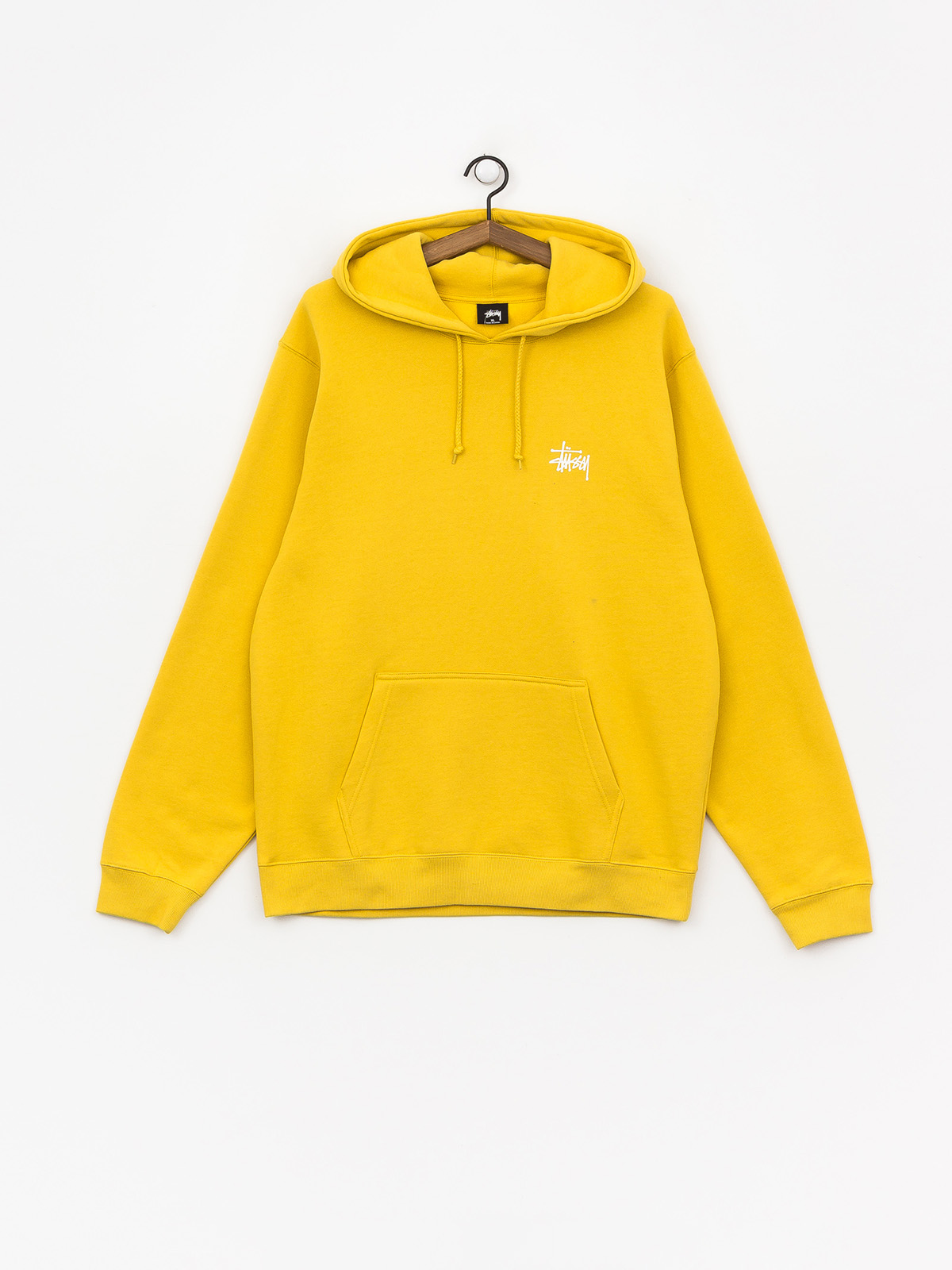 Mikina s kapucí Stussy Basic HD (yellow)