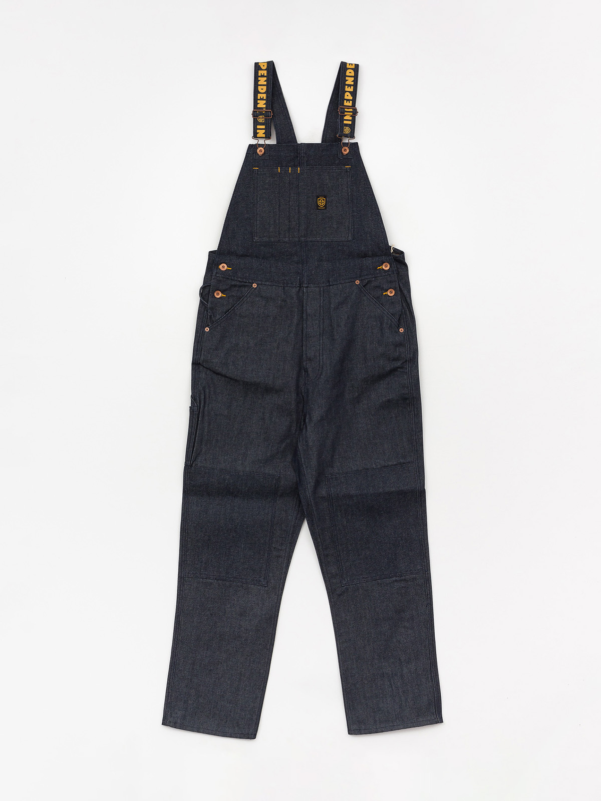 Kalhoty na traky Brixton Yard Denim Overall (raw indigo)