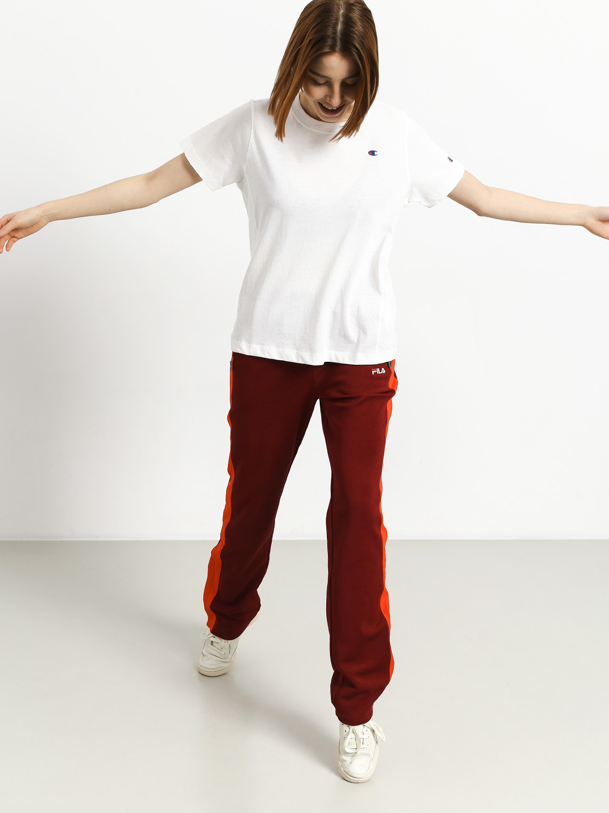 Tričko Champion Premium Crewneck Wmn (wht)