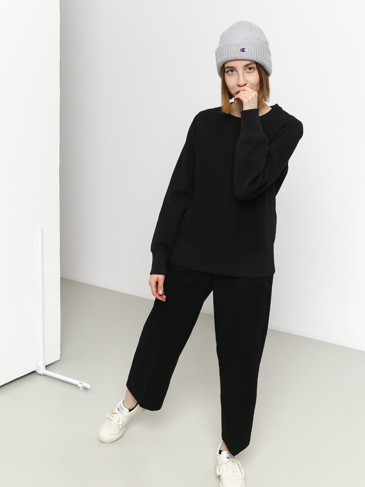 Mikina Champion Premium Reverse Weave Crewneck Wmn (nbk)