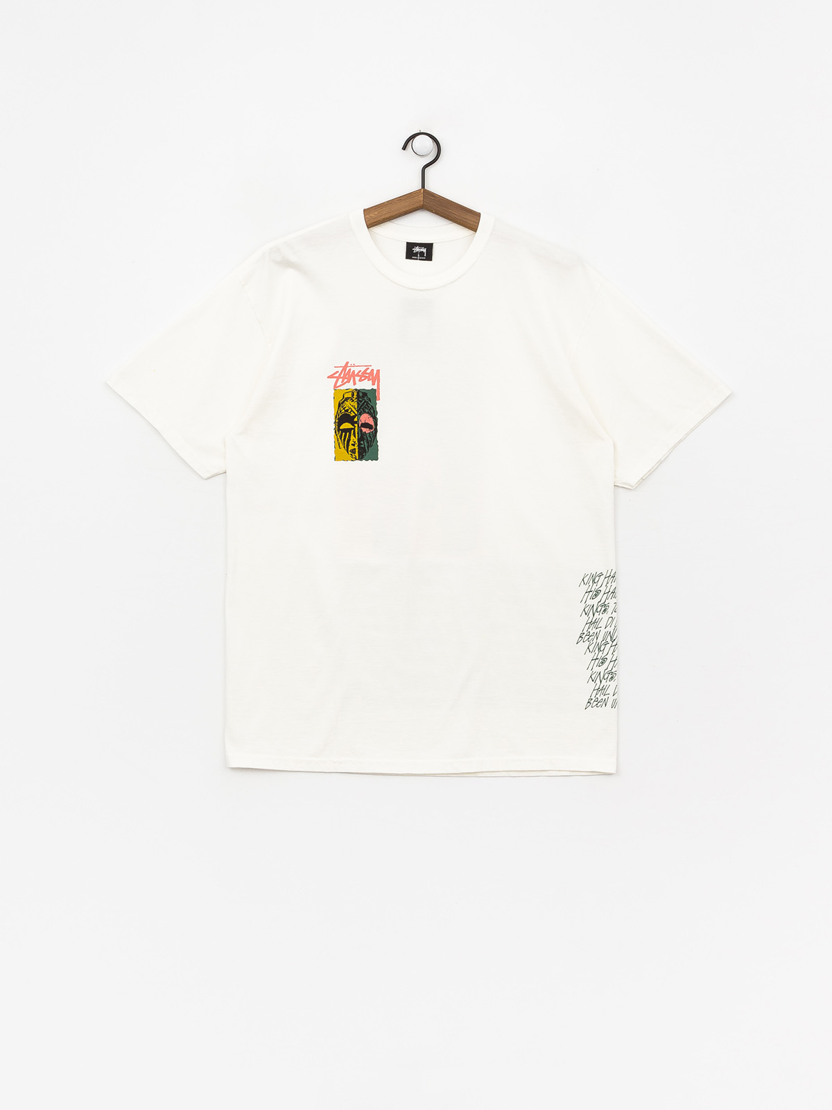 Tričko Stussy Masks Pig. Dyed (natural)