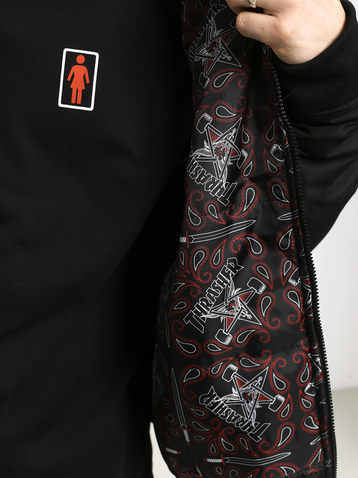 Bunda Thrasher Bomber (black)