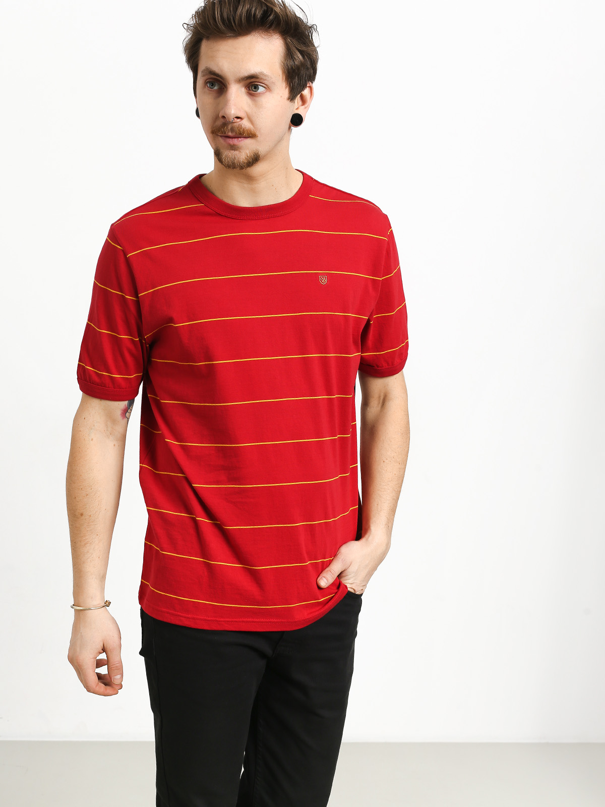 Tričko Brixton B Shield (scarlet)