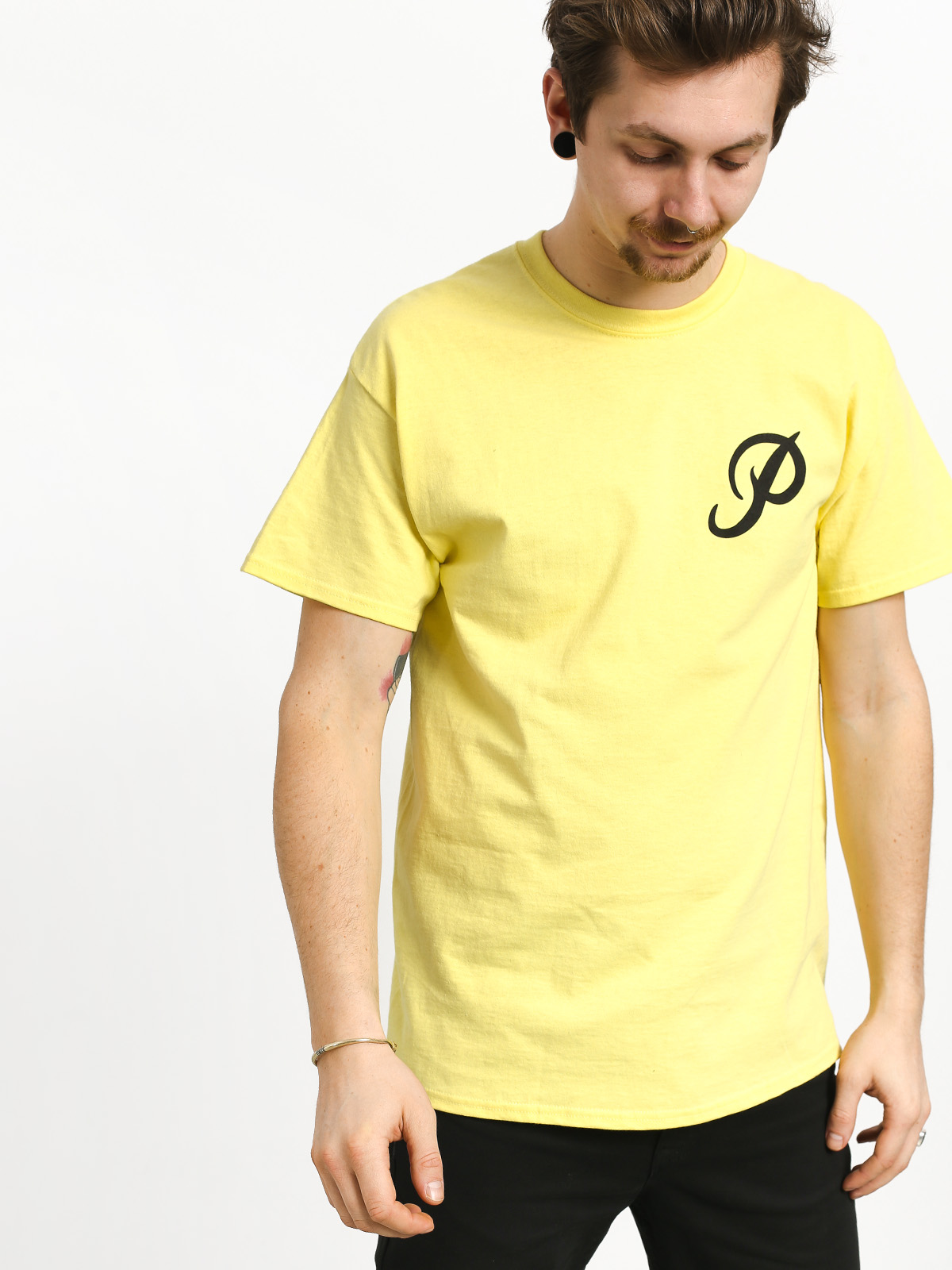 Tričko Primitive Classic P Rnm Skate (yellow)