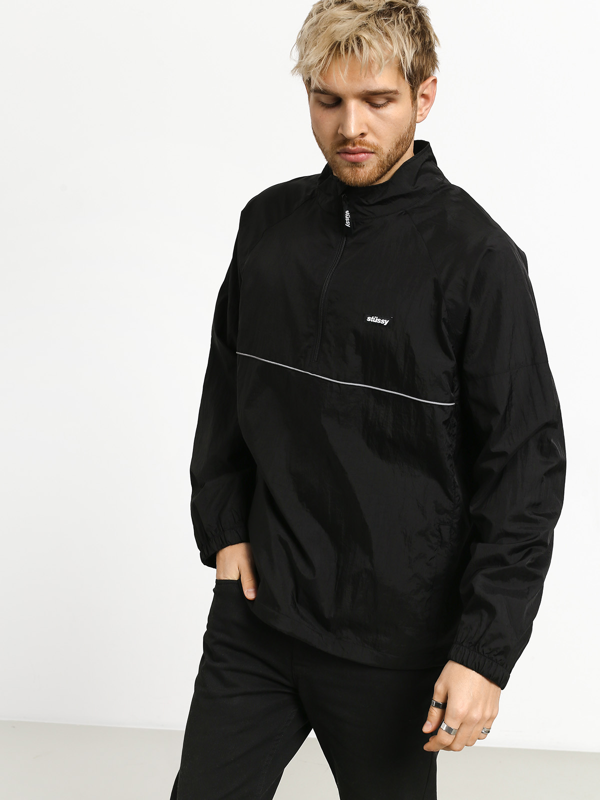Bunda Stussy Sport Pullover (black)