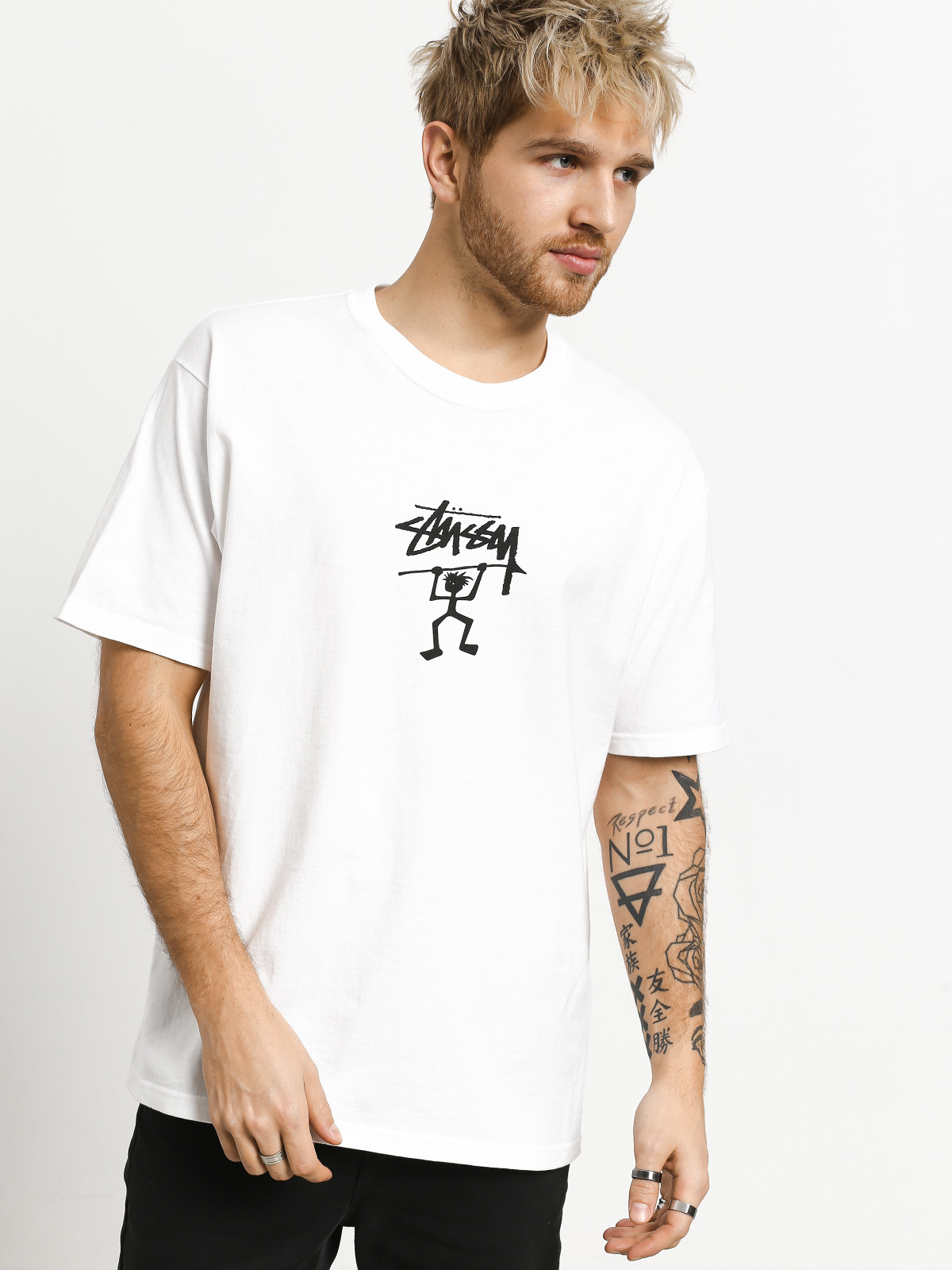 Tričko Stussy Warrior Man (white)