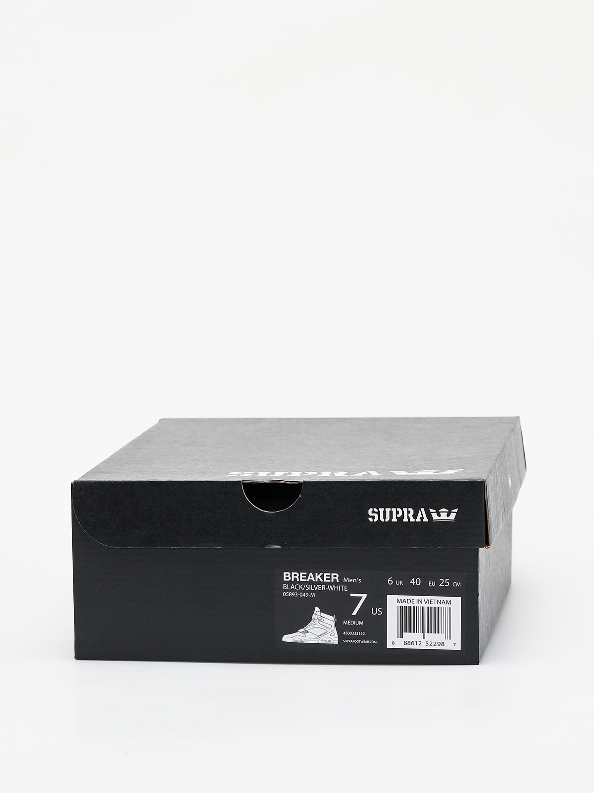 Boty Supra Breaker (black/silver white)