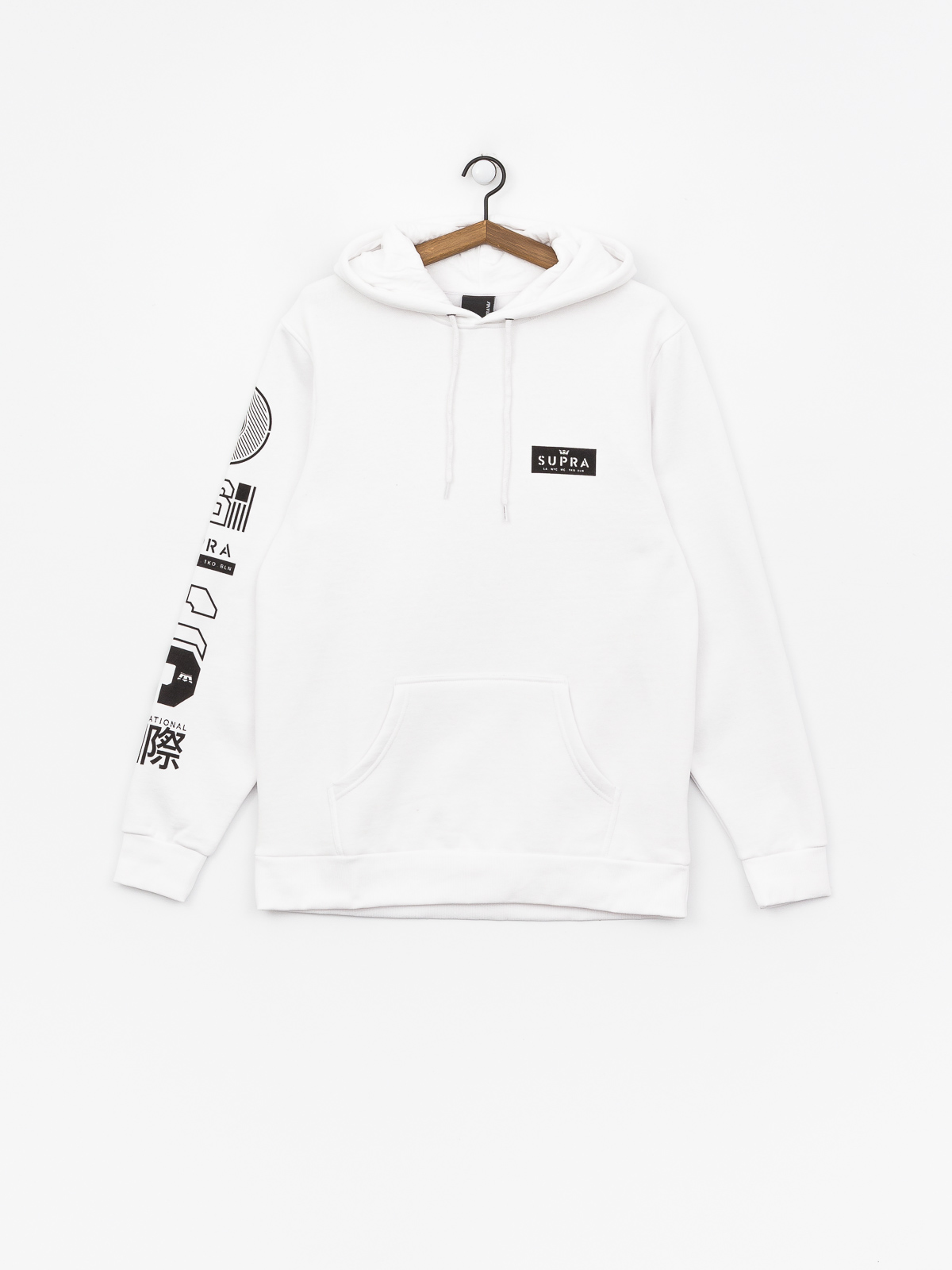 Mikina s kapucí Supra Nexus HD (white)