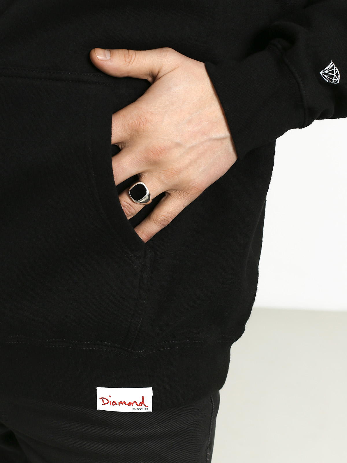 Mikina s kapucí Diamond Supply Co. Screw N Em All HD (black)