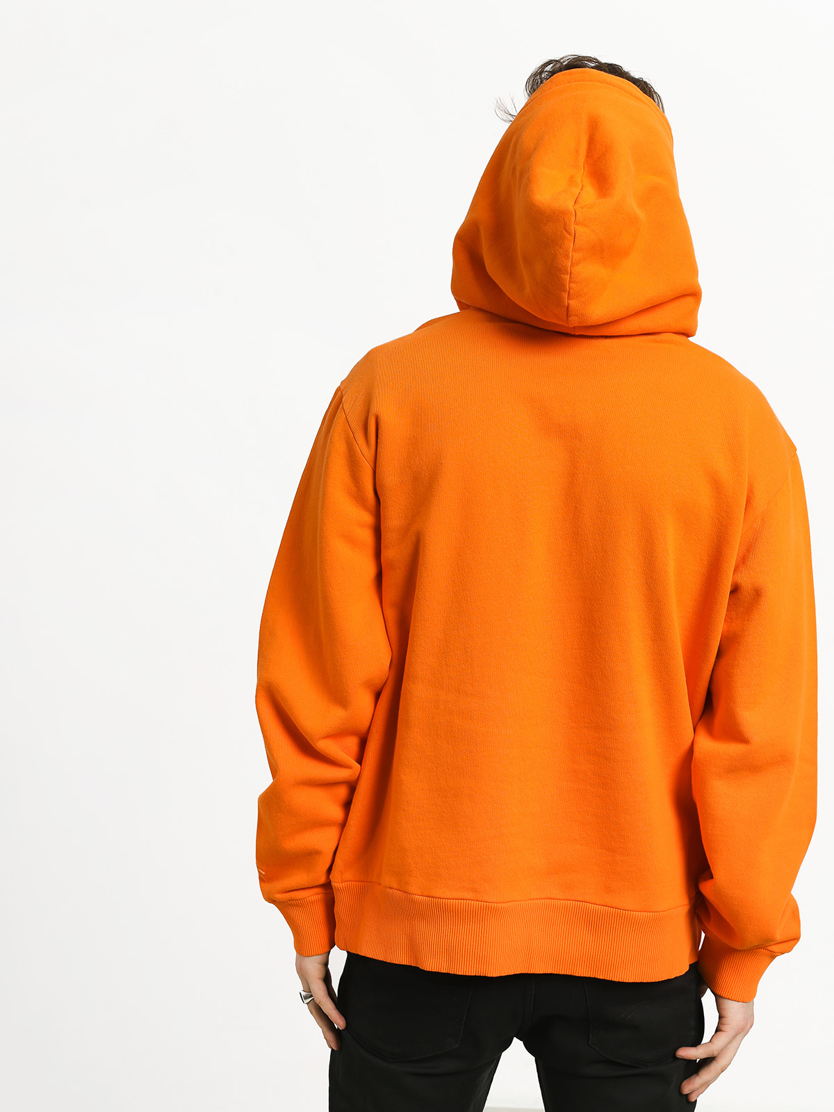 Mikina s kapucí Diamond Supply Co. Brilliant Overdyed Oversized HD (orange)