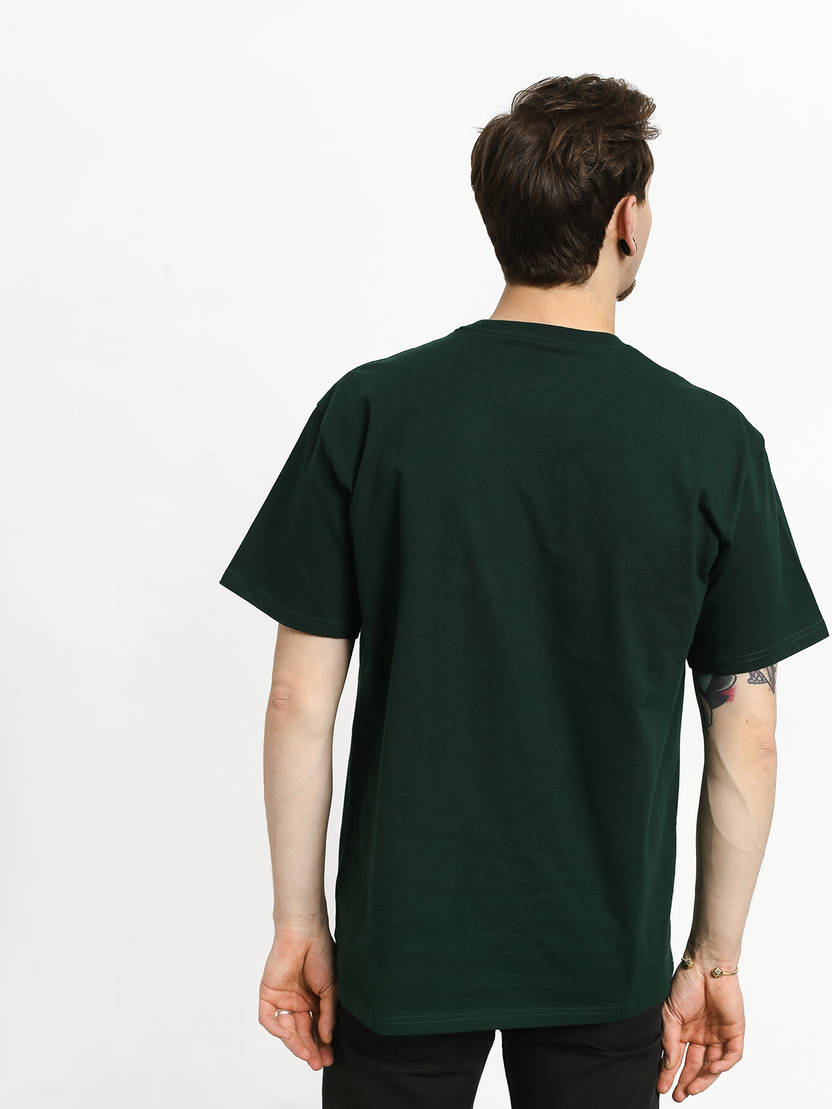 Tričko Carhartt WIP Chase (bottle green/gold)