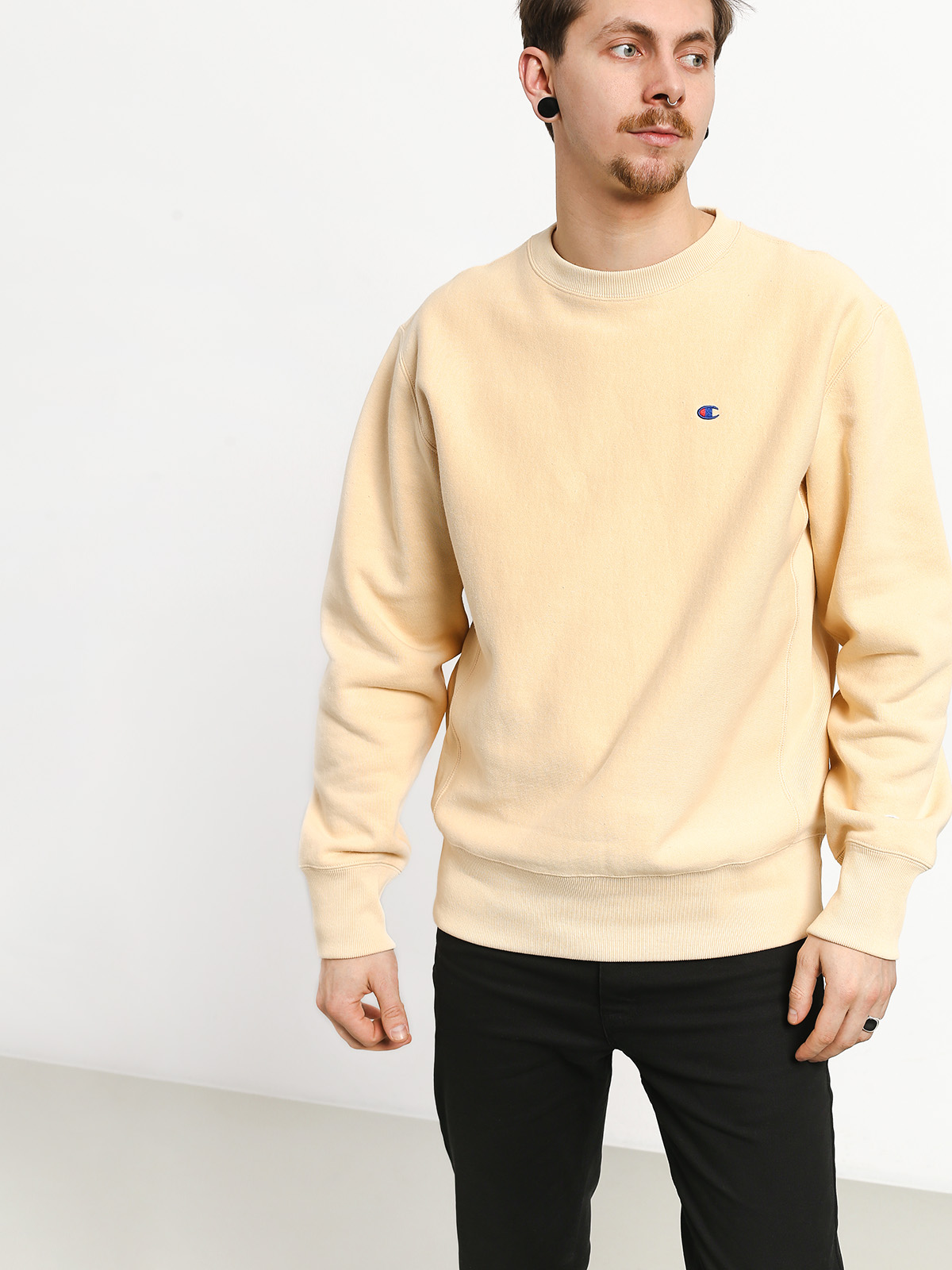 Mikina Champion Premium Reverse Weave Small Logo Crewneck (wet)