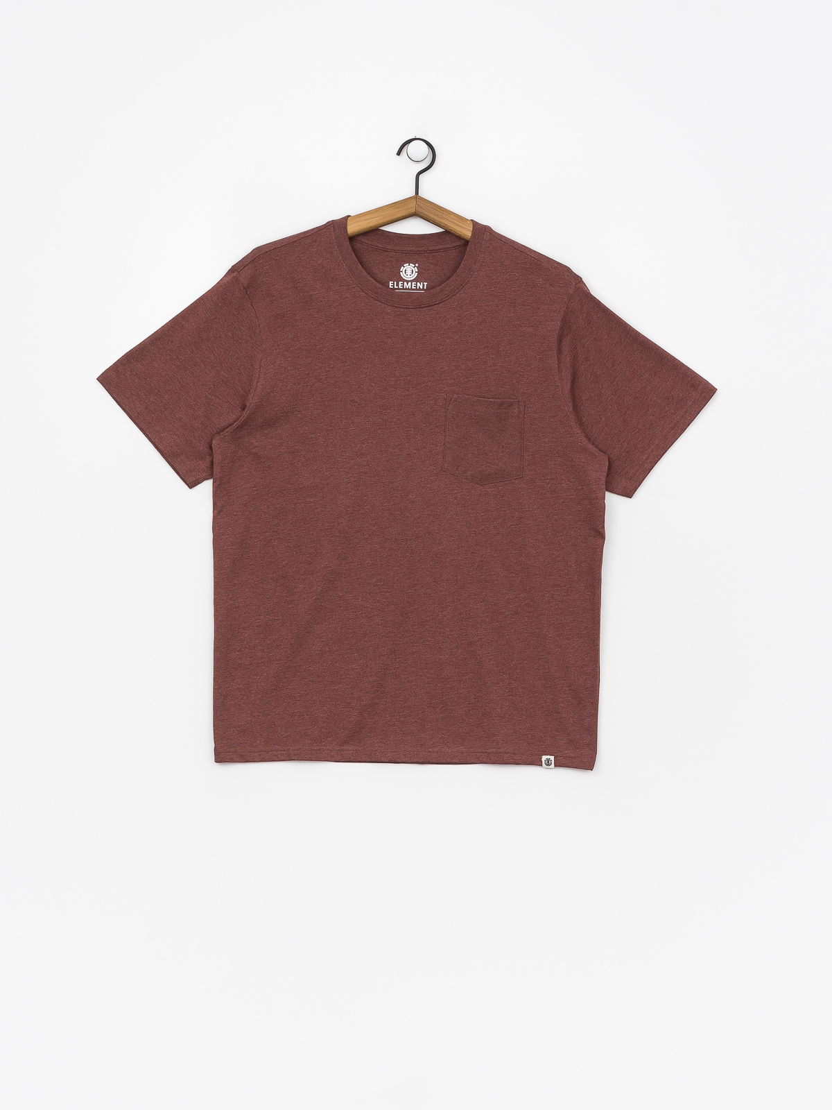 Tričko Element Basic Pocket Cr (oxblood heather)