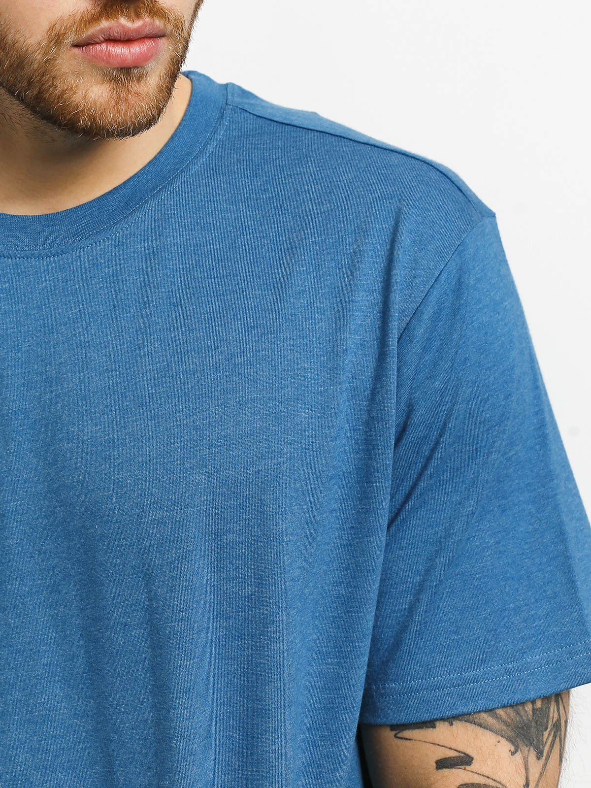 Tričko Element Basic Crew (blue heather)