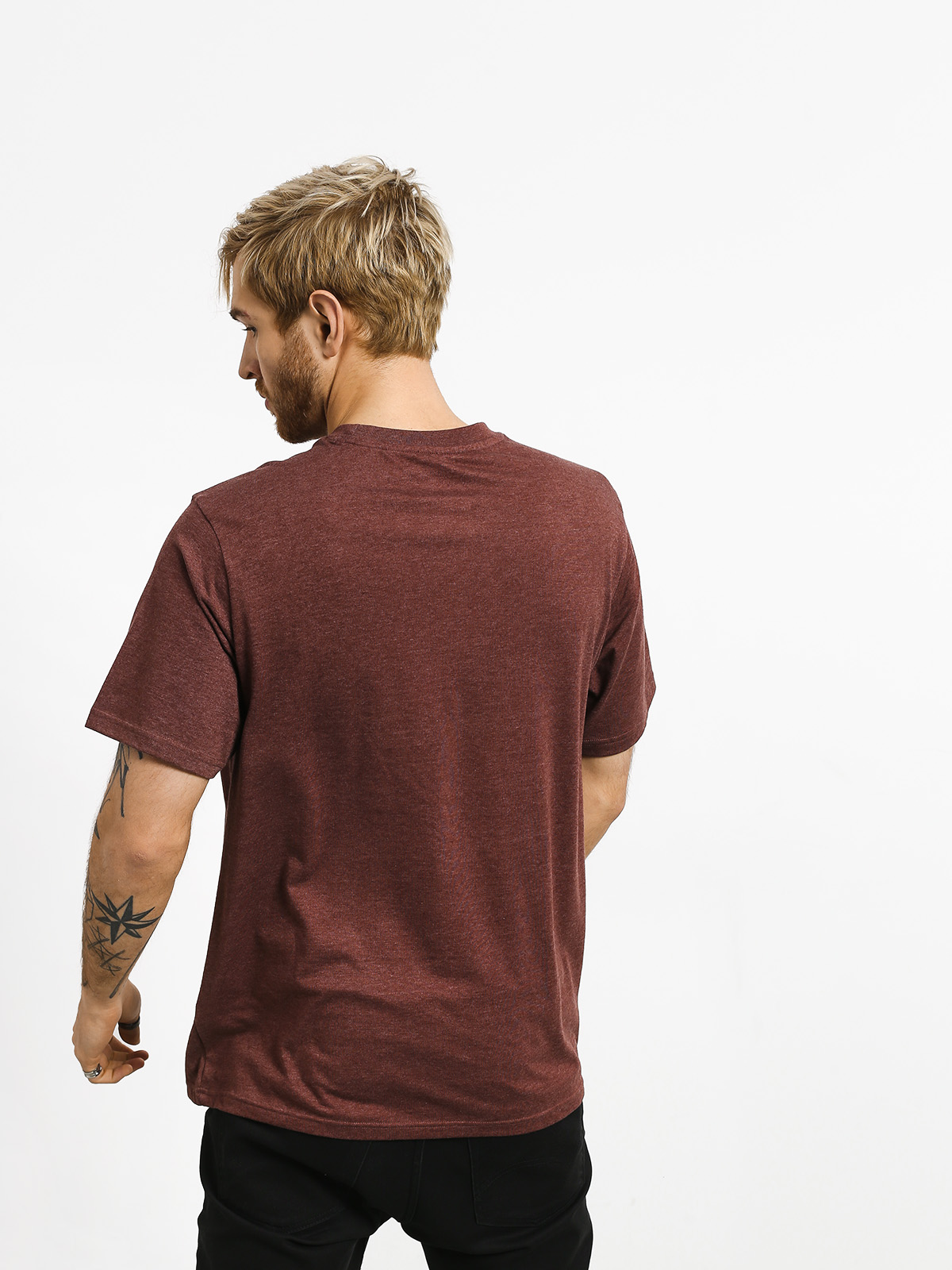 Tričko Element Basic Pocket Cr (oxblood heather)