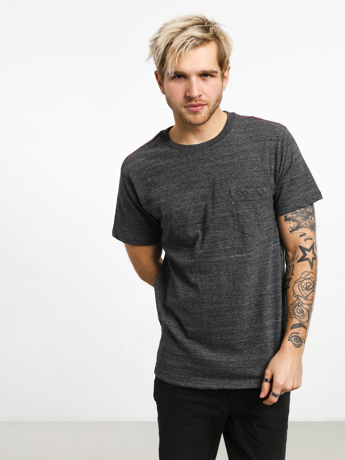 Tričko RVCA Rvca Nep (black)