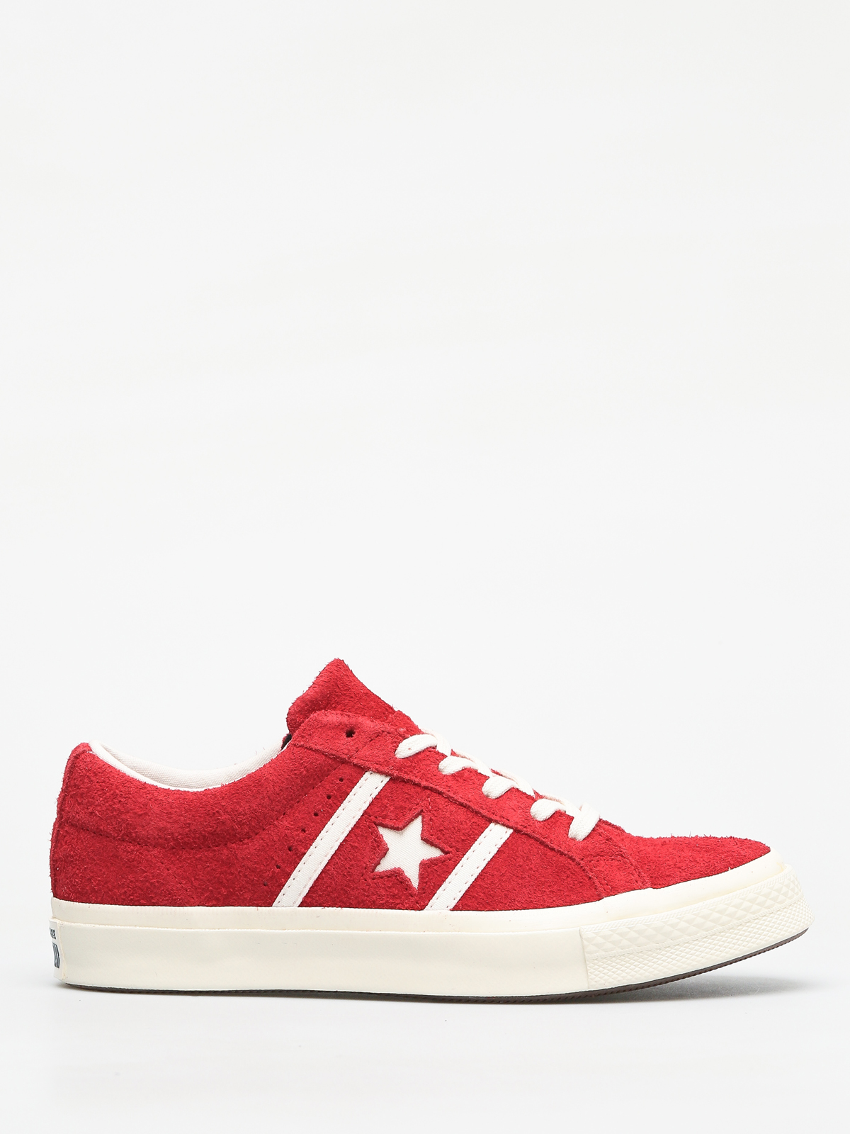 Converse one star shop white enamel red egret