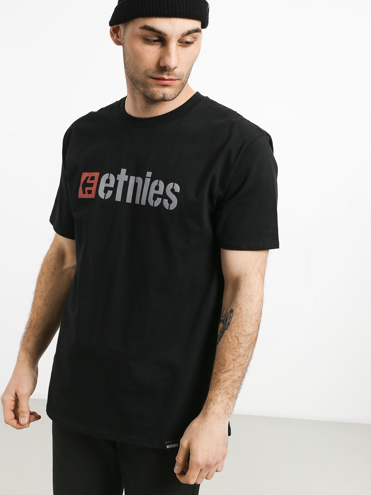 Tričko Etnies Box (black)