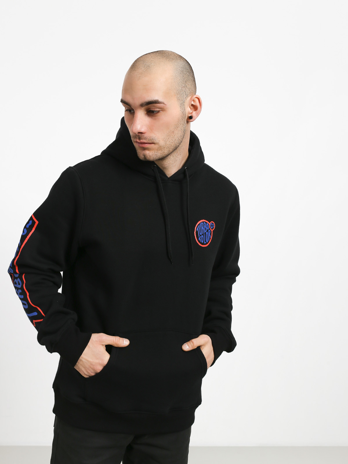 Mikina s kapucí Turbokolor Banks HD (black)