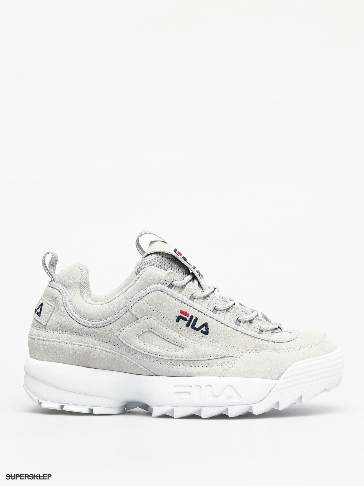 Fila disruptor s low wmn gray deals violet