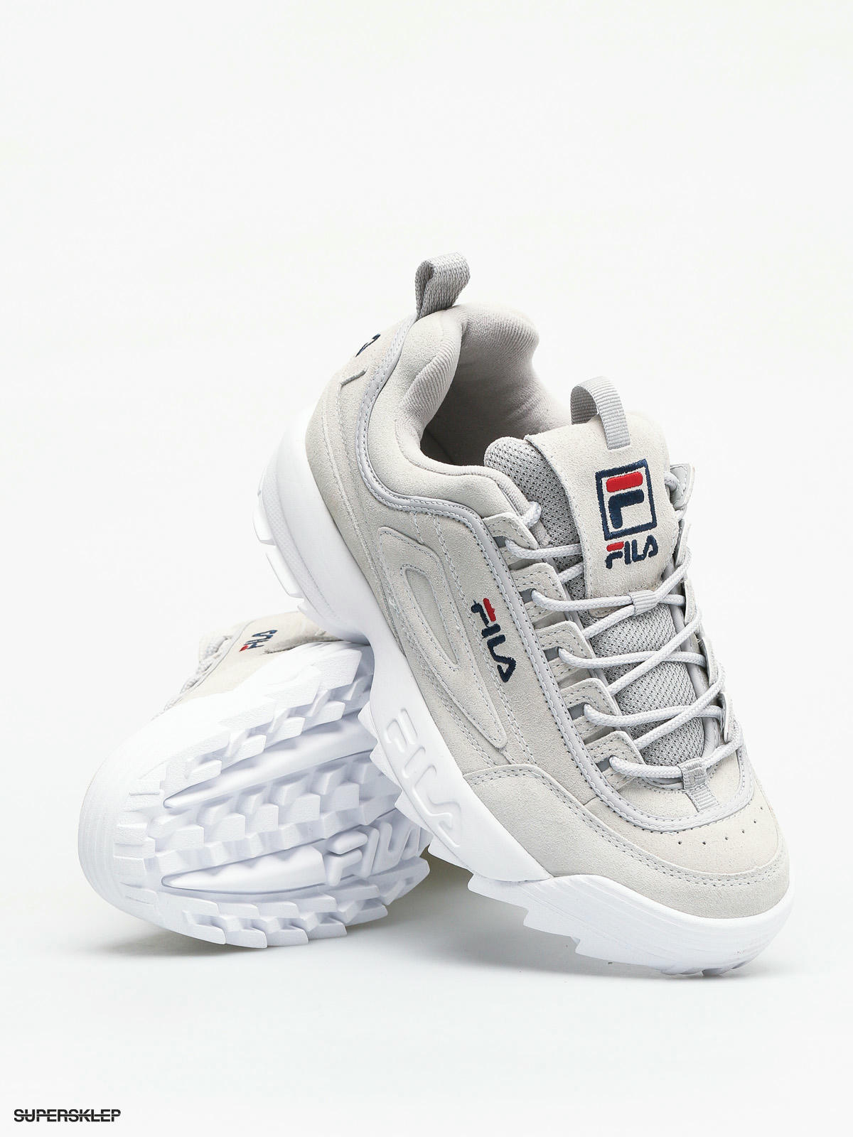 Fila disruptor on sale grey violet