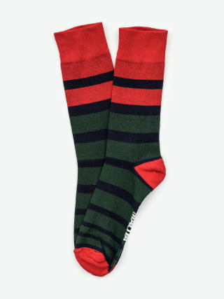 Ponožky Malita Stripes Lt (navy/green)