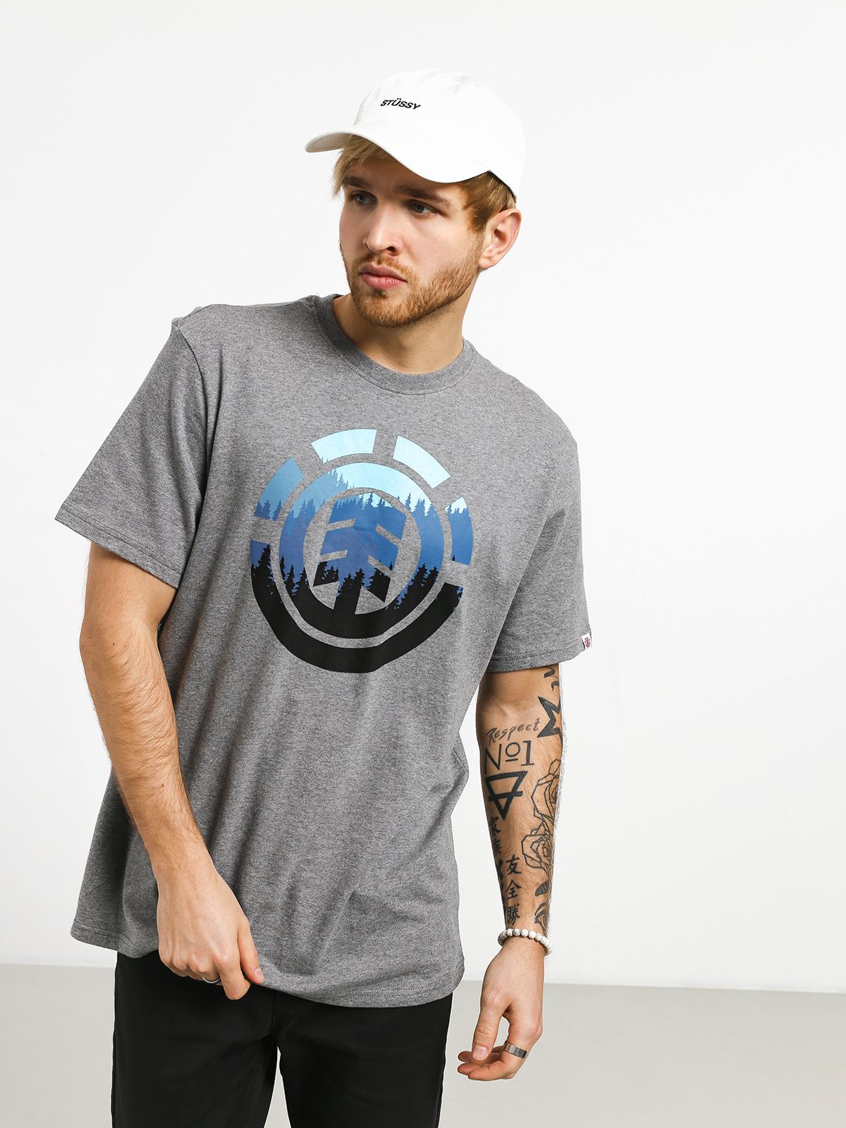 Tričko Element Glimpse Icon (grey heather)