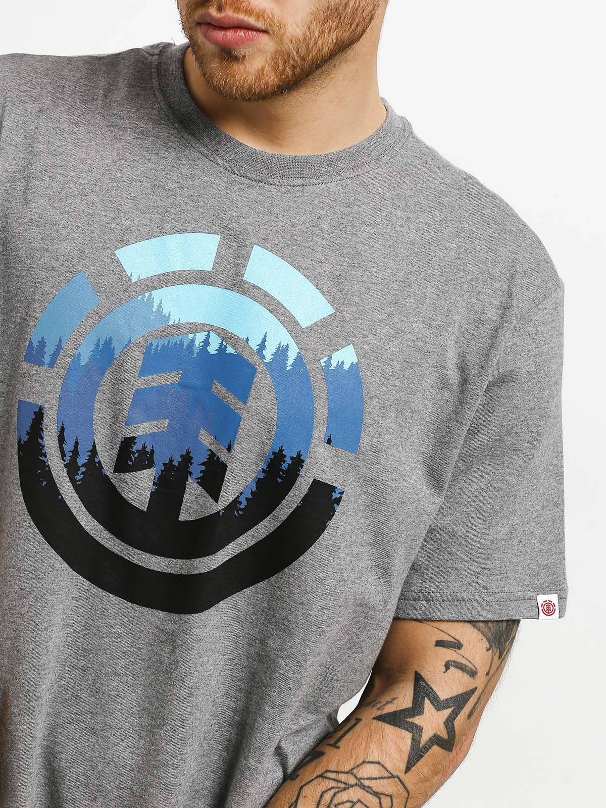 Tričko Element Glimpse Icon (grey heather)