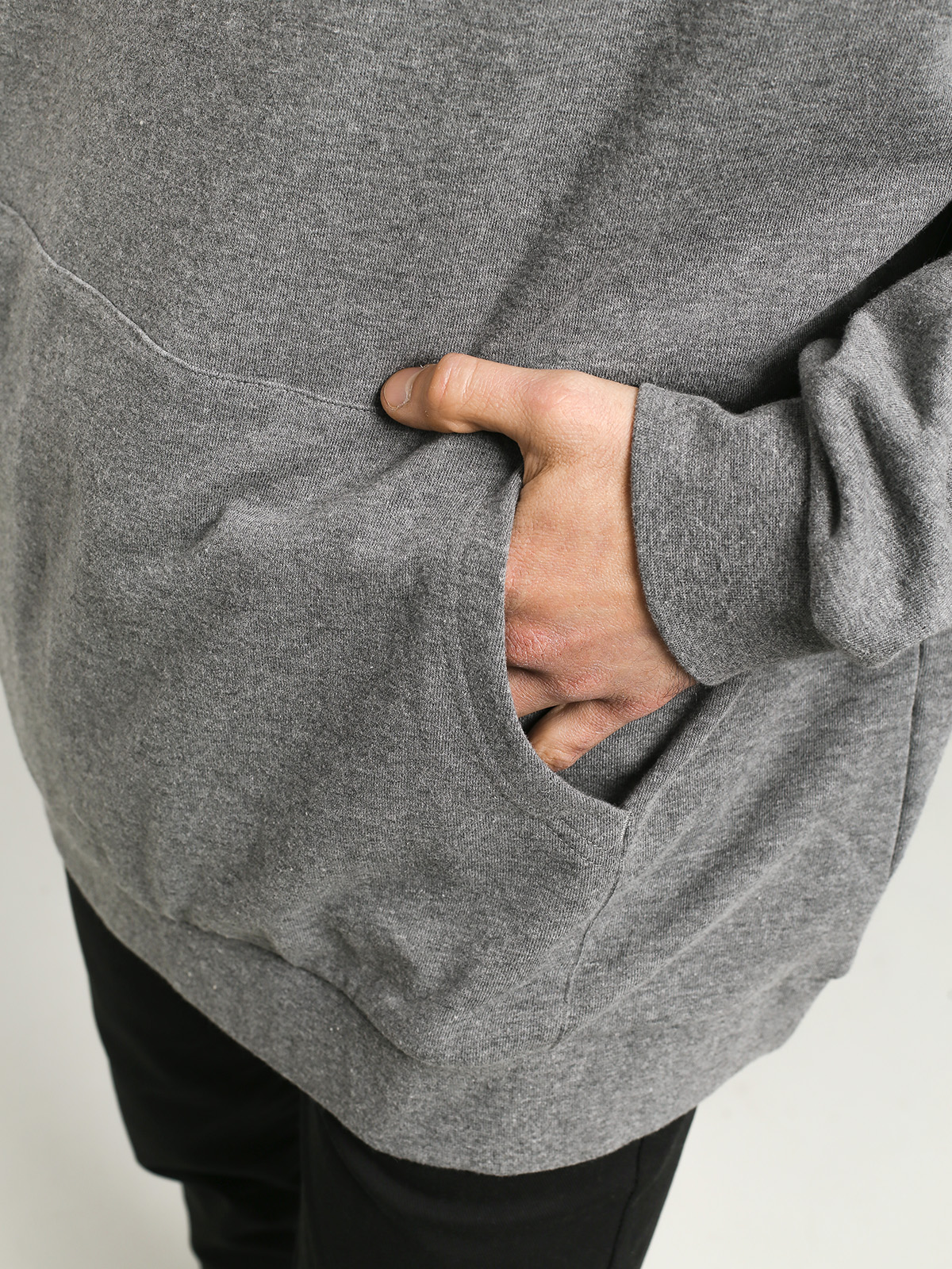 Mikina s kapucí Element Big HD (grey heather)