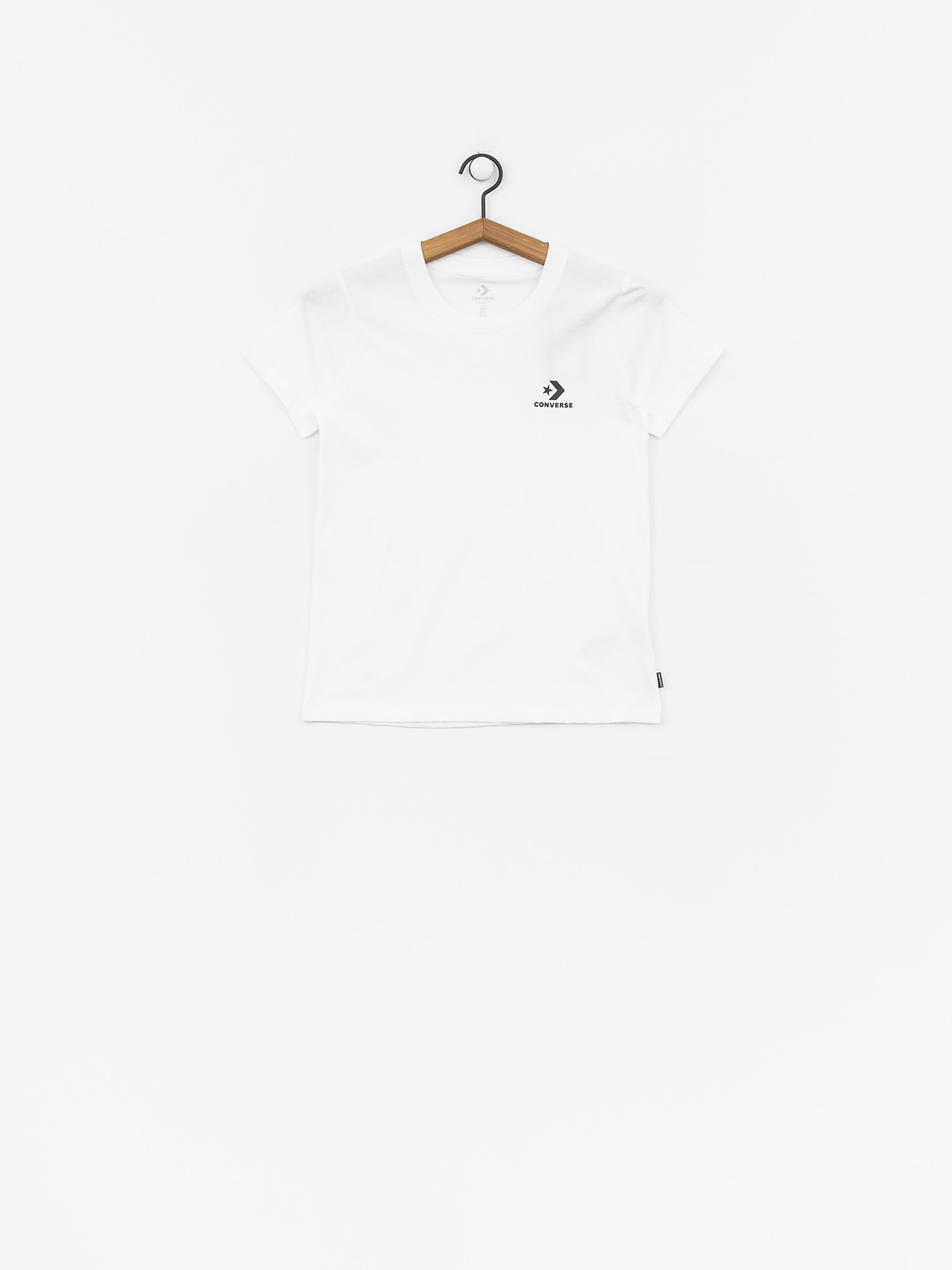 Tričko Converse Chevron Small Chest Wmn (white)