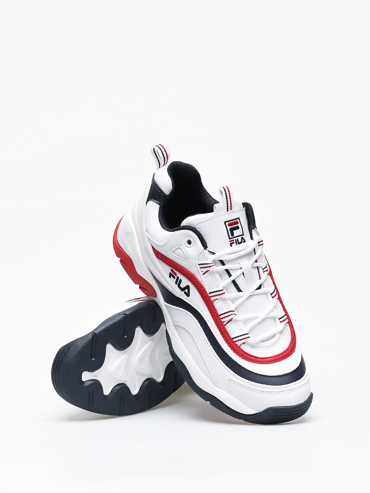 Boty Fila Ray F Low (white/fila navy/fila red)