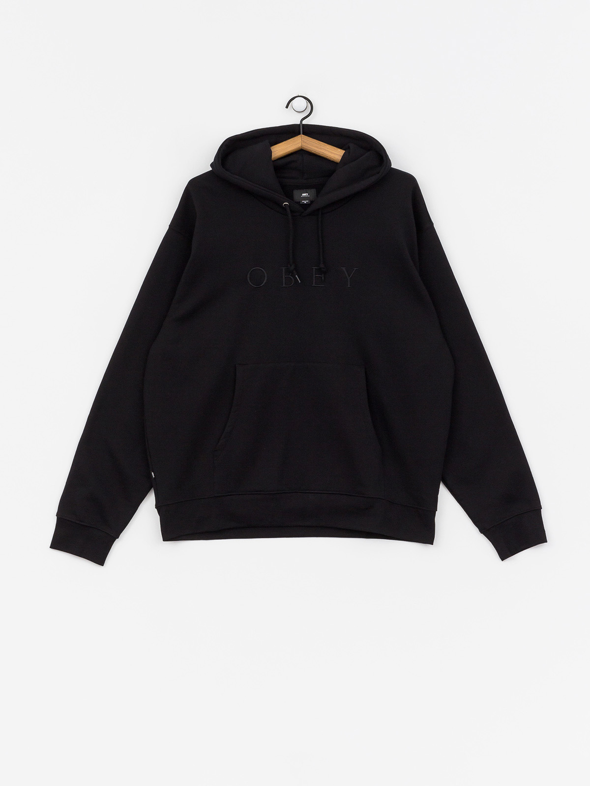 Mikina s kapucí OBEY Jodie HD (black)