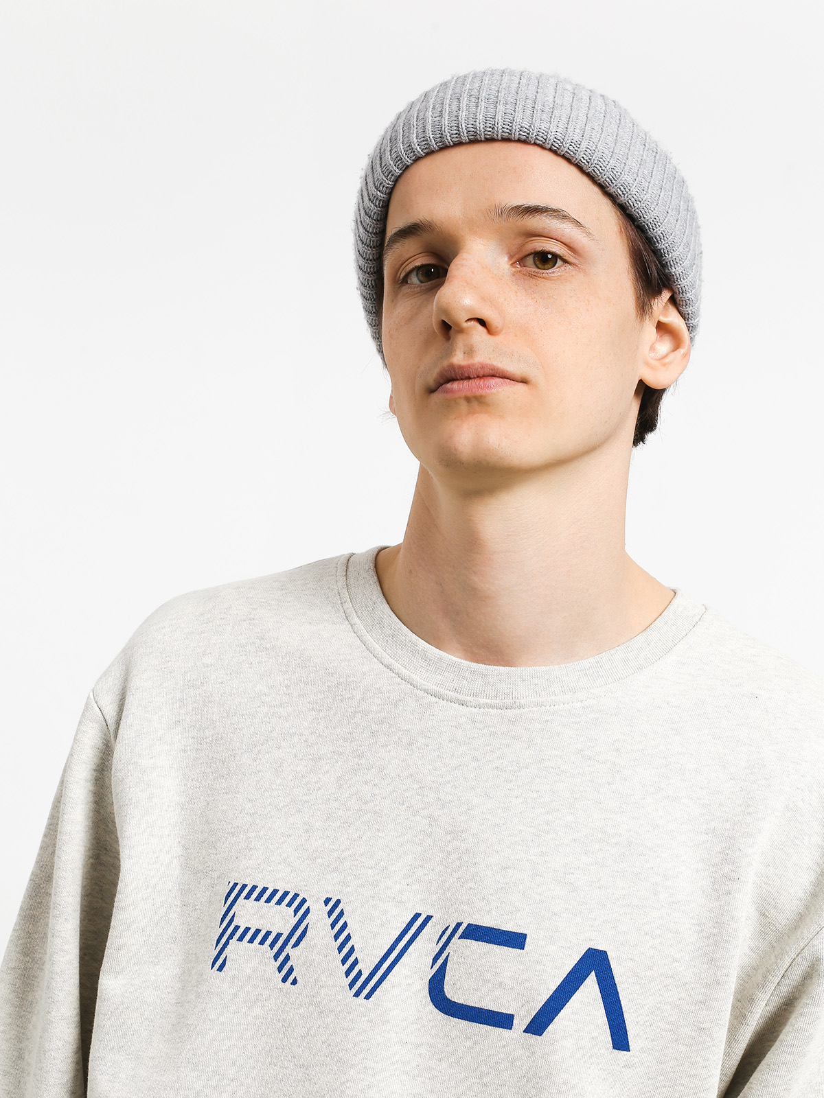 Mikina RVCA Blinded (snow marle)