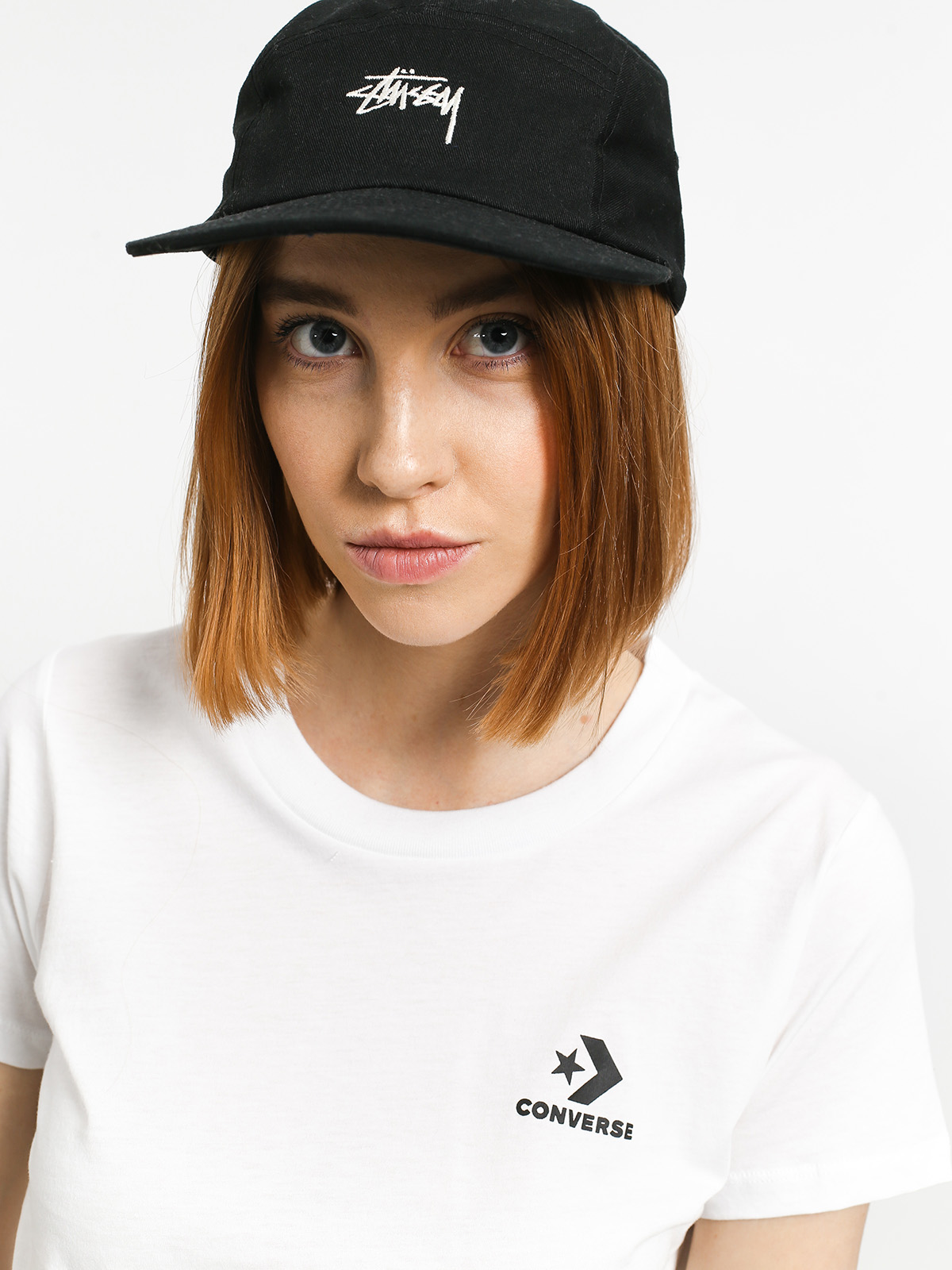 Tričko Converse Chevron Small Chest Wmn (white)