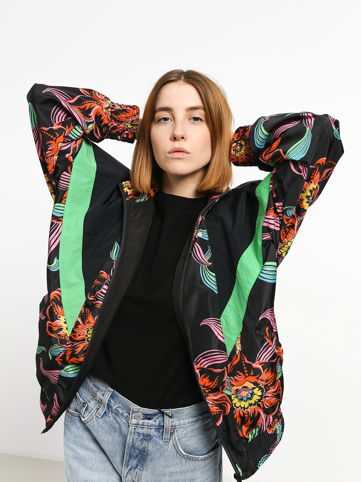 Levi's reese windbreaker store in tropical print