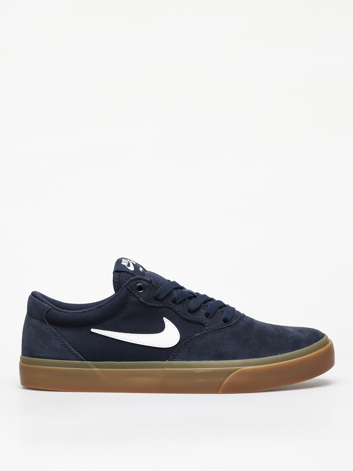 nike sb chron slr leather trainers in white