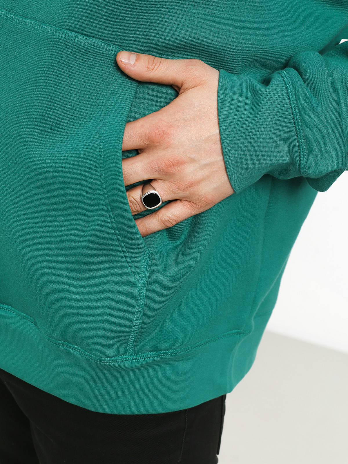 Mikina s kapucí OBEY All Eyez HD (blue/green)