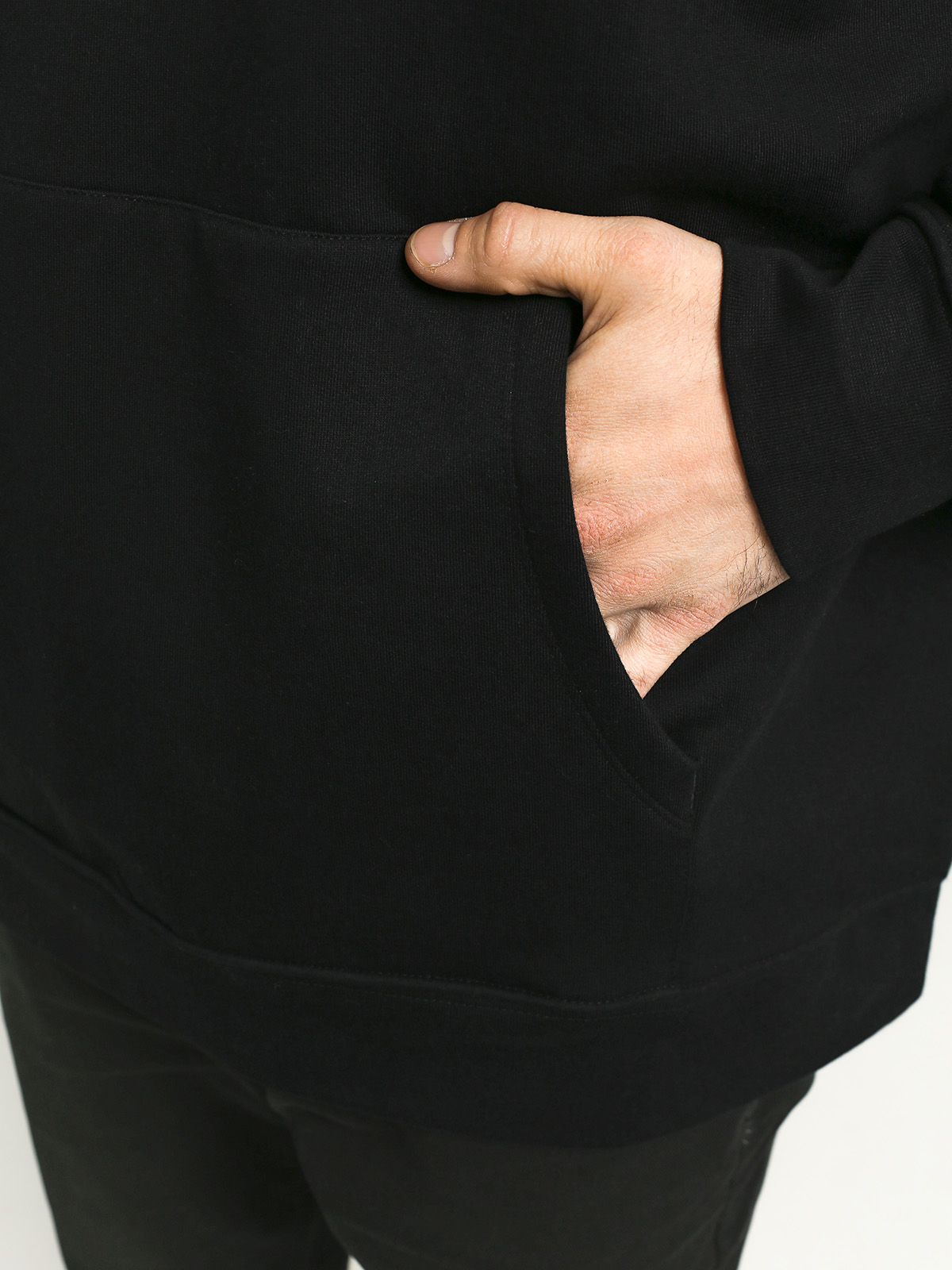 Mikina s kapucí OBEY Jodie HD (black)