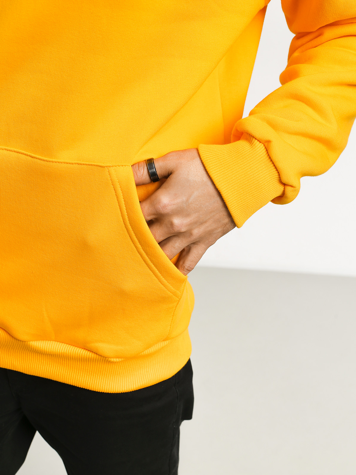 Mikina s kapucí El Polako Kurde Balans HD (yellow)