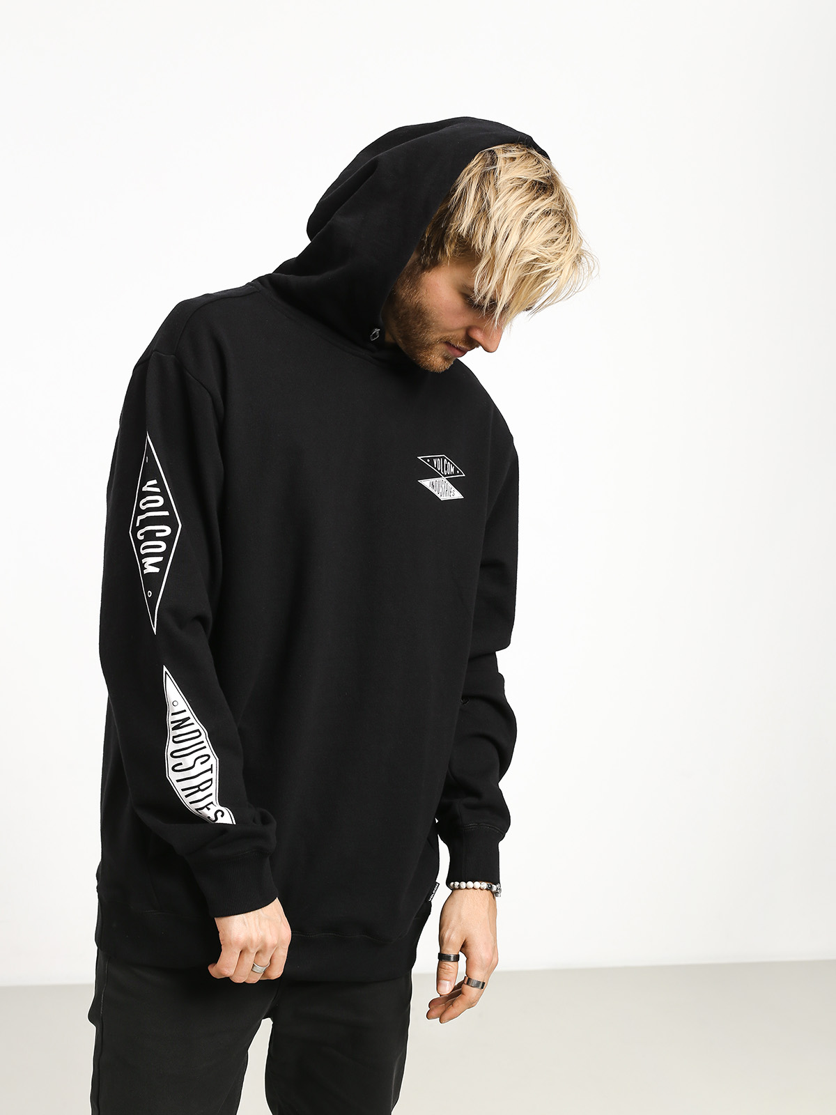 Mikina s kapucí Volcom V.I. HD (blk)