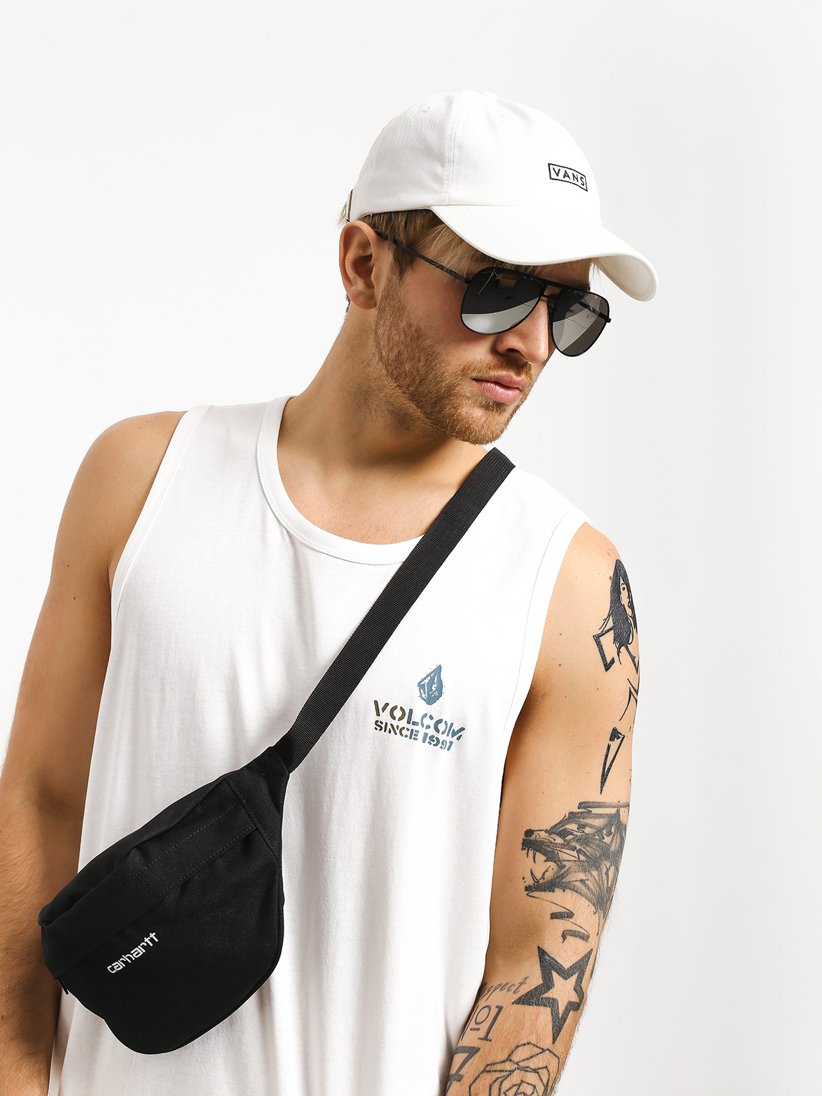 Tričko Volcom Peace Is Progess (wht)