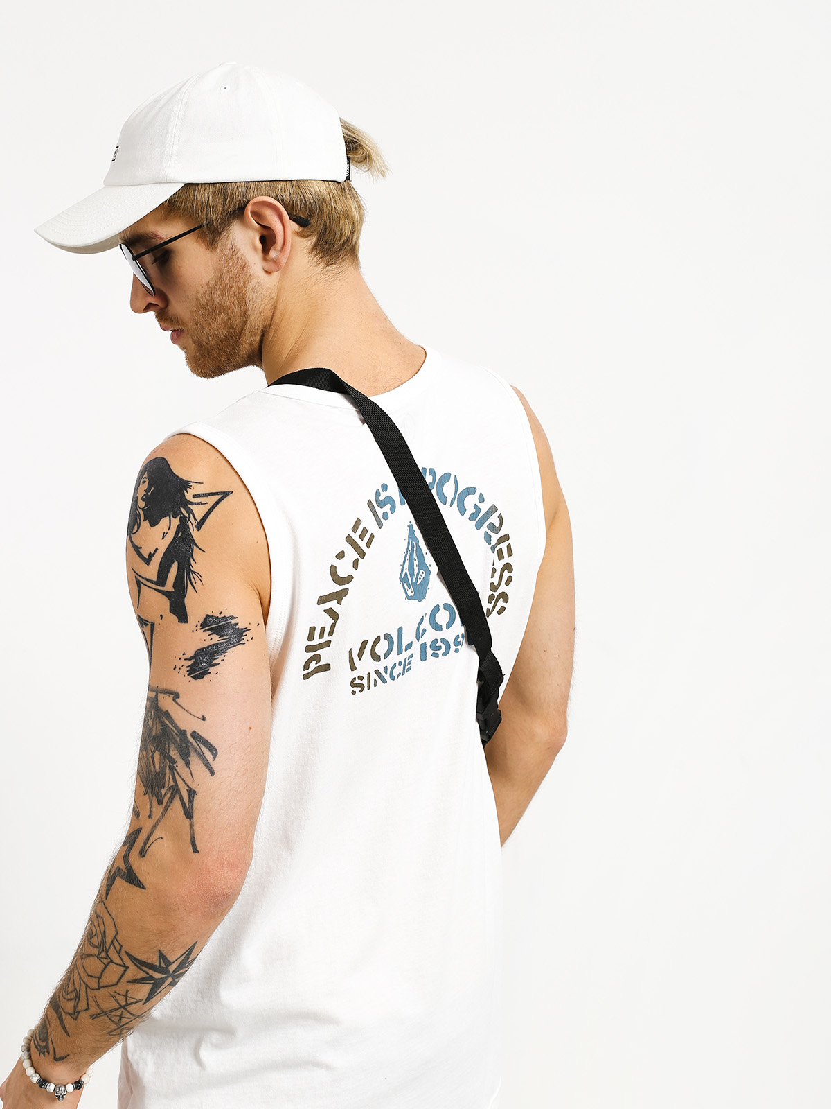 Tričko Volcom Peace Is Progess (wht)