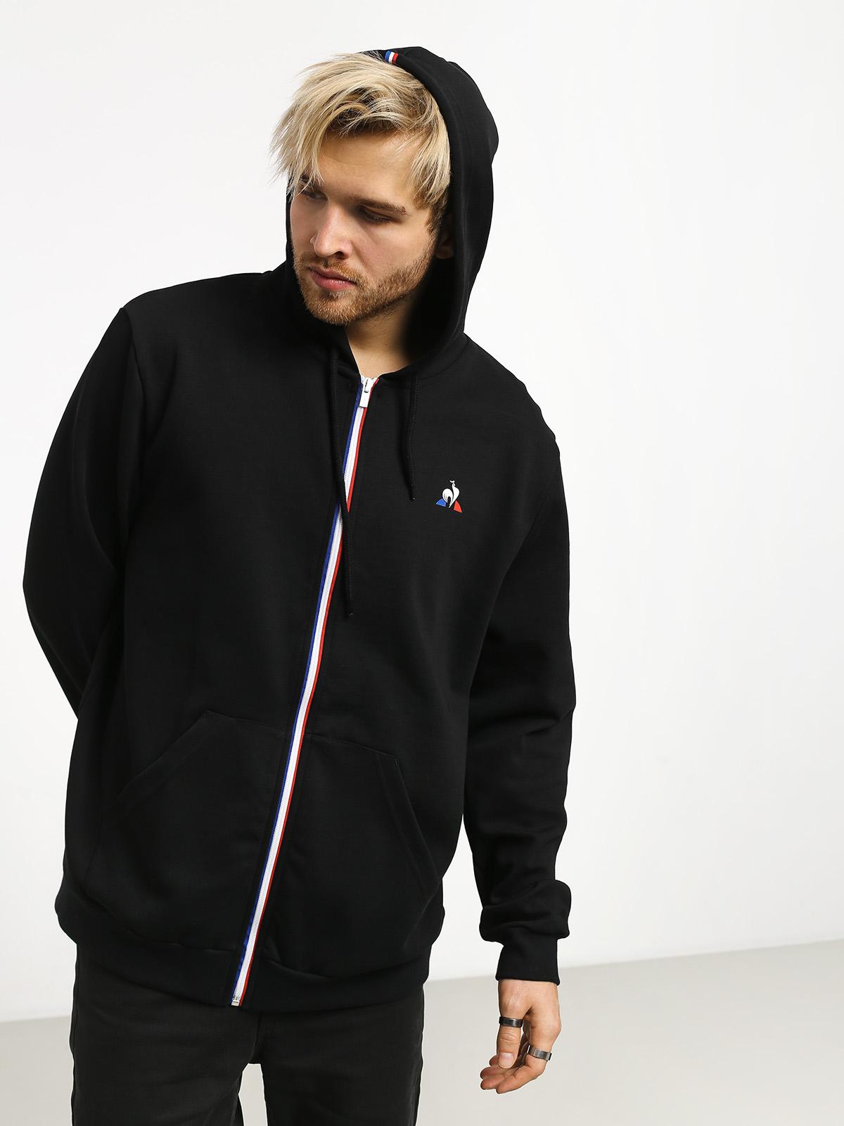 Mikina s kapucí Le Coq Sportif N1 HD (black)