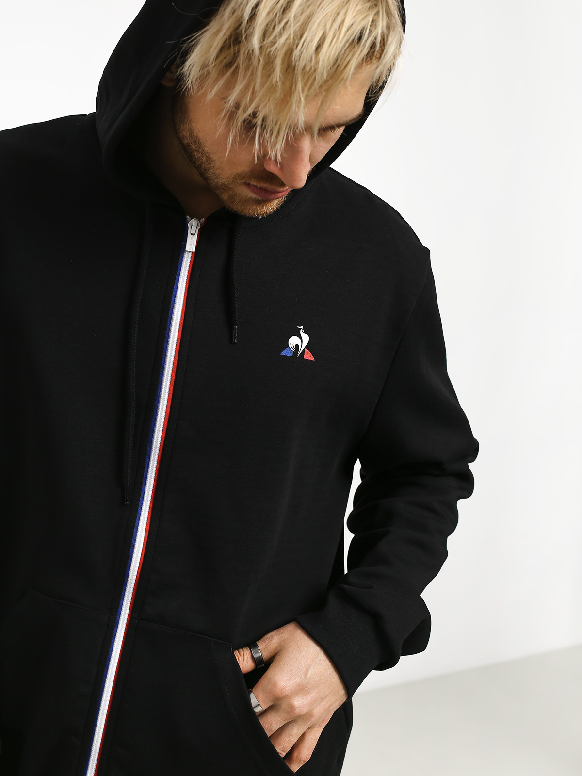 Mikina s kapucí Le Coq Sportif N1 HD (black)