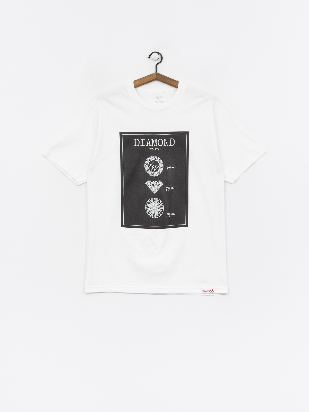 Tričko Diamond Supply Co. Draft (white)
