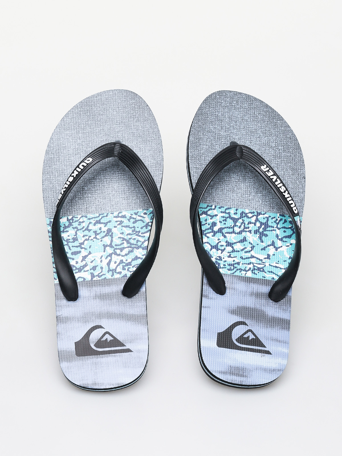 Plážovky Quiksilver Molokai Acid Sun (blue/blue/black)