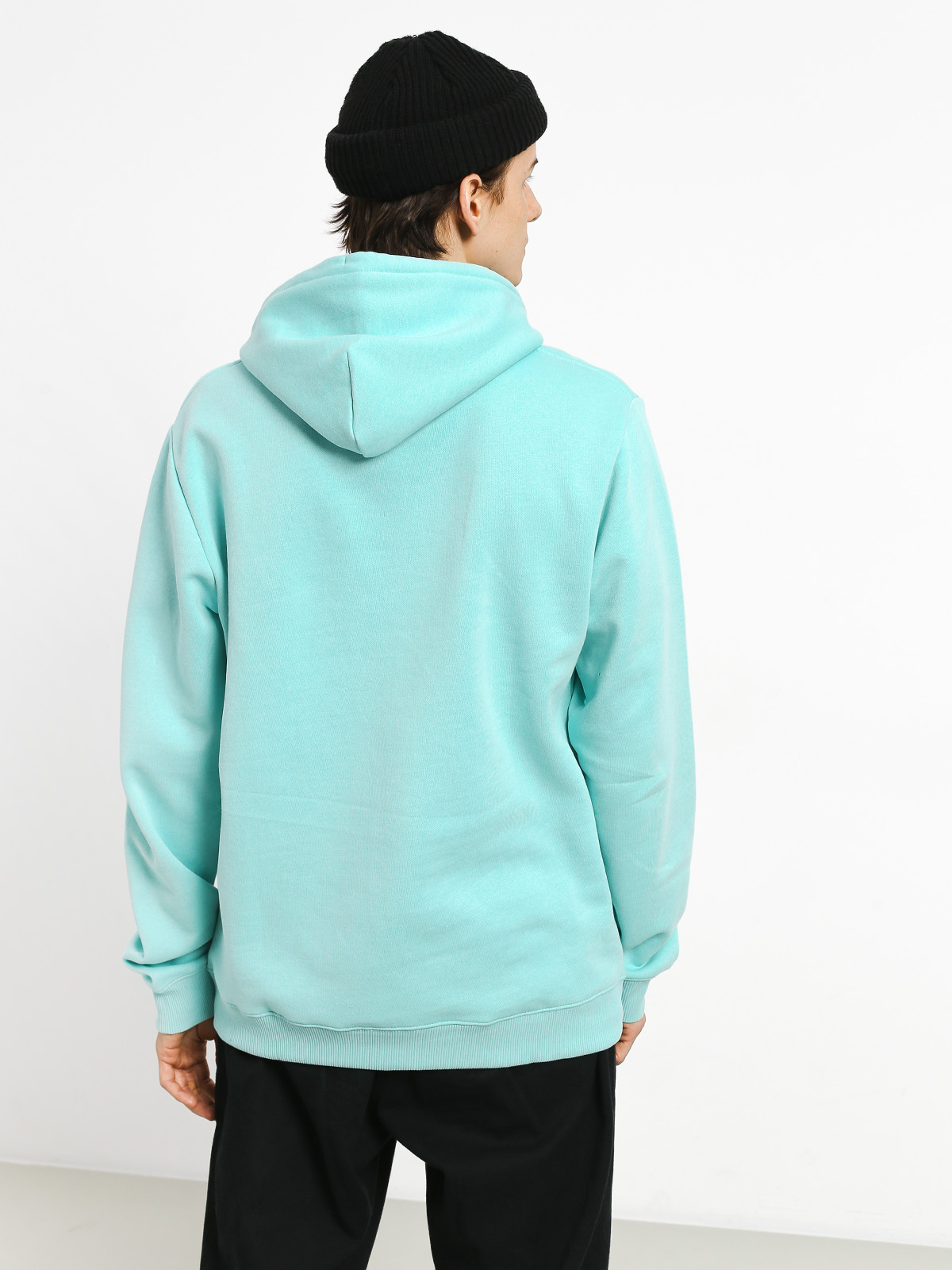 Mikina s kapucí Quiksilver Big Logo HD (aqua splash)